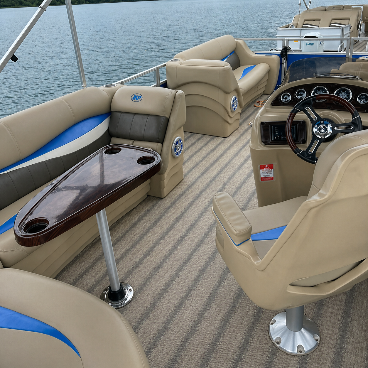 Premium pontoon console